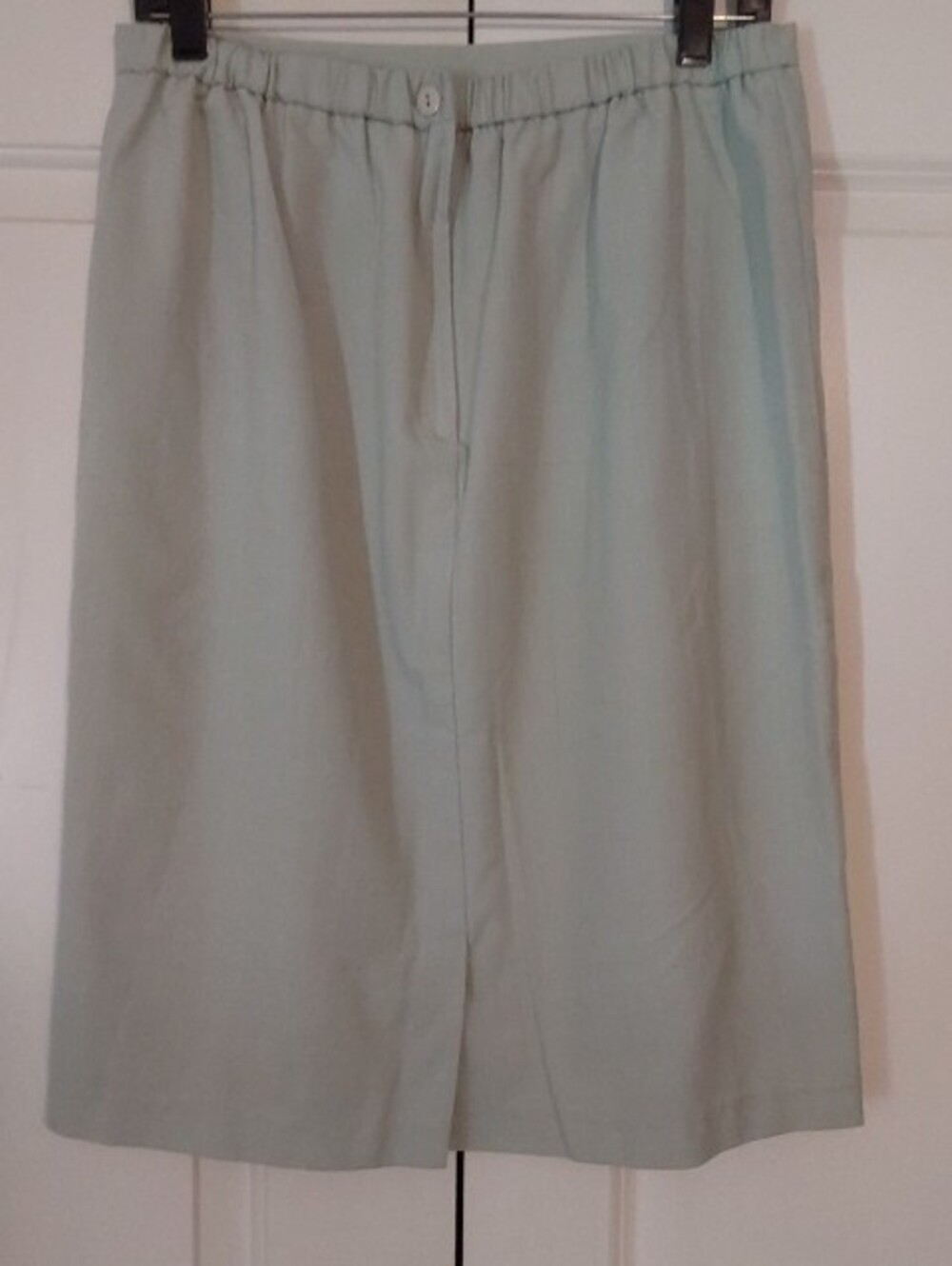 Elegant Mint Green & Blue Women's Pencil Skirt - Picture 4 of 4